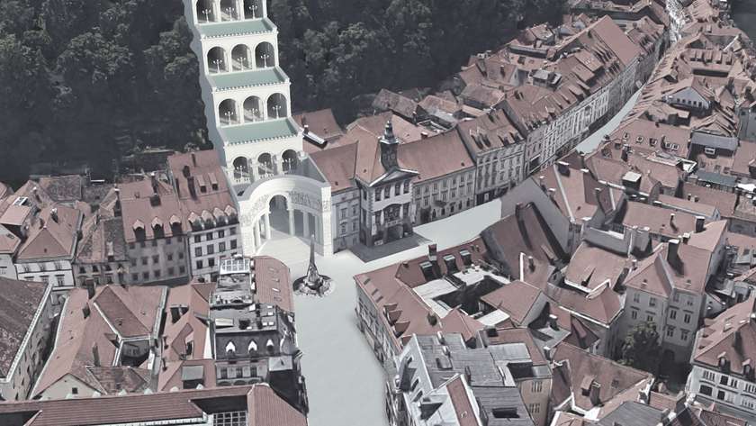 Plečnikov nerealiziran dostop na Ljubljanski grad
