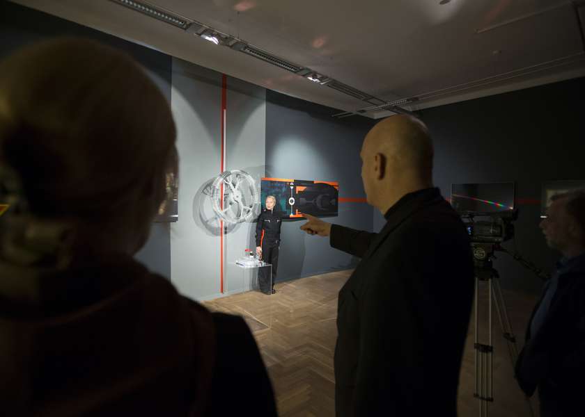 Guided tour of the "Cosmos" exhibition with Dragan Živadinov