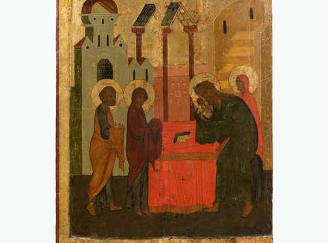 Jezusovo darovanje v templju, druga polovica 16. stoletja, © Muzej umetnosti v Jaroslavlju
