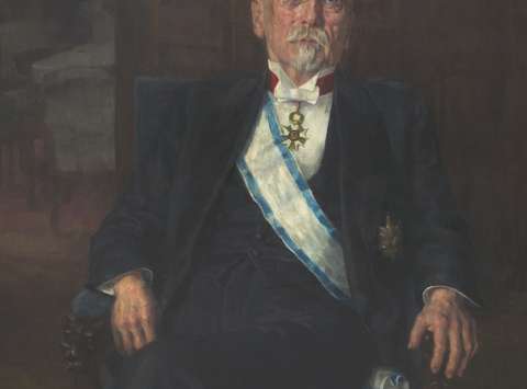 Ivan Hribar, portret Ivane Kobilca (okoli 1920–26)