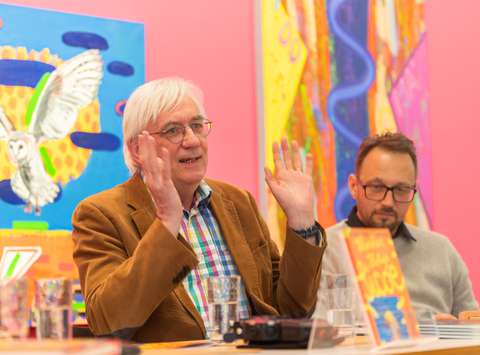 Pogovor o sodobni umetnosti: Silvester Plotajs Sicoe,  Katarina Hergouth, Marko Košan, Božidar Zrinski in Sarival Sosič.