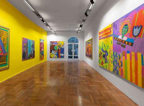 Postavitev razstave Silvester Plotajs Sicoe: Kako sanjati nazaj?, 2026.