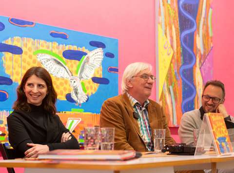 Pogovor o sodobni umetnosti: Silvester Plotajs Sicoe,  Katarina Hergouth, Marko Košan, Božidar Zrinski in Sarival Sosič.