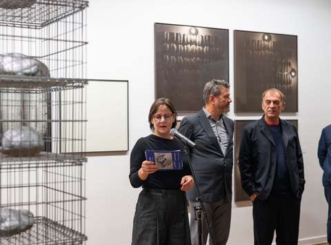 Odprtje razstave Nemirno oko, 6. november 2025.