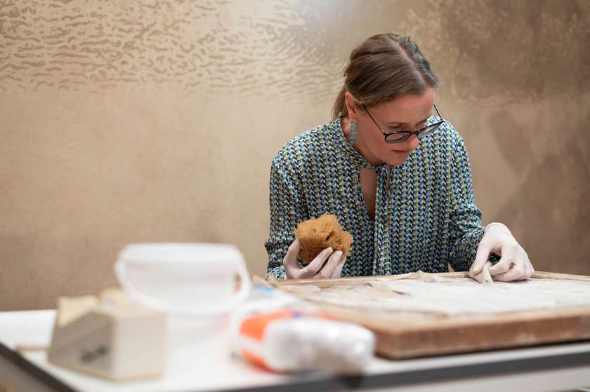 Mednarodni muzejski dan: Za kulisami umetnosti: obnova fresk z dvorca Križ