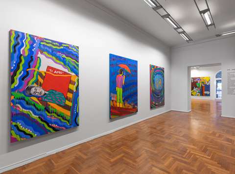 Postavitev razstave Silvester Plotajs Sicoe: Kako sanjati nazaj?, 2026.