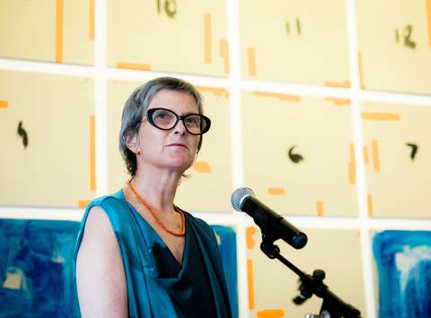 Odprtje razstave Tanja Lažetič: Laž, 21. maja 2026 v Mestni galeriji Ljubljana.