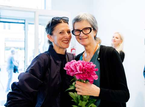 Odprtje razstave Tanja Lažetič: Laž, 21. maja 2026 v Mestni galeriji Ljubljana.