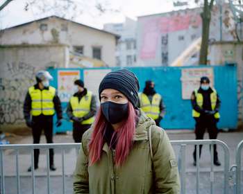 Guided tour of the Slovenian protest photography exhibition Our Claim