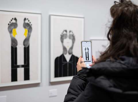 Odprtje razstave Nemirno oko, 6. november 2025.