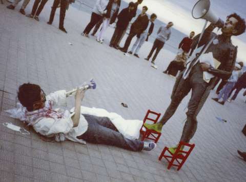 Hepening KYRPWWAWAX z Yoshijem Nakajimo, Panamarenkom, Hugom Heyrmanom in Woutom Vercammenom, Ostende, Belgija, 1965