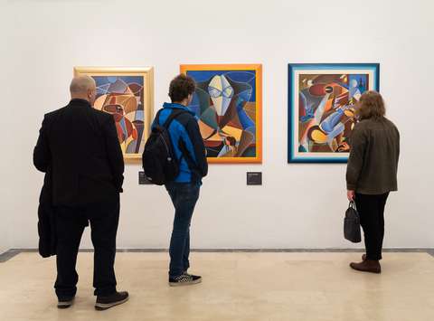 Odprtje razstave Marcel Valentini: Originalni ponaredki v Galeriji Vžigalica, 2023