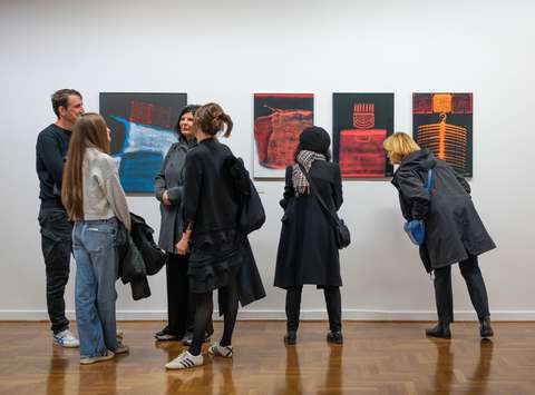 Odprtje razstave Nemirno oko, 6. november 2025.