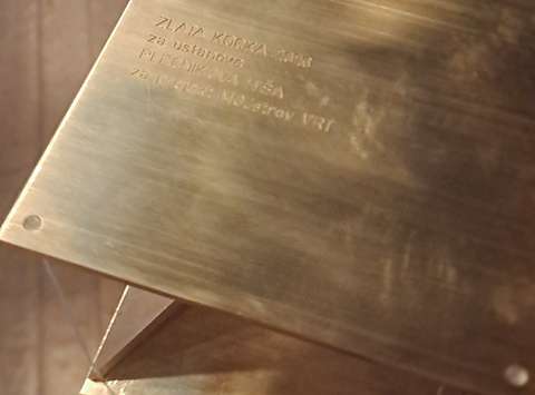 Nagrada Zlata kocka za družinski program MOJstrov VRT v Plečnikovi hiši