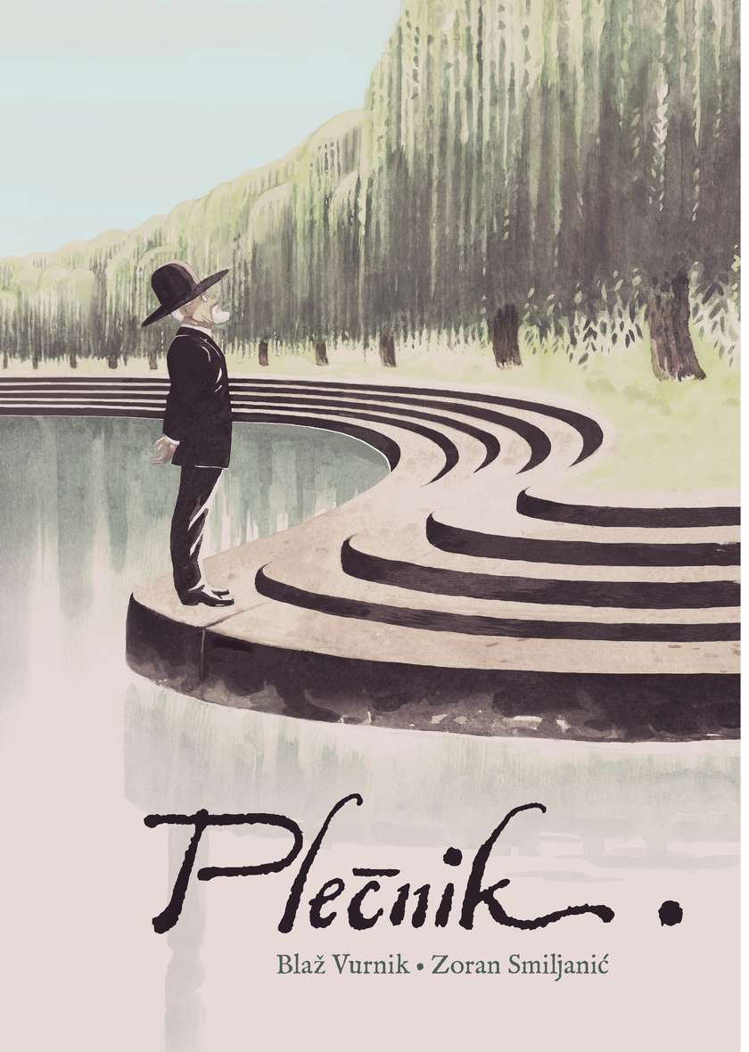 Naslovnica stripa 'Plečnik in pika'