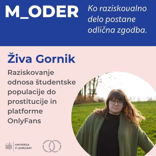[M_oder] Živa Gornik: Raziskovanje odnosa študentske populacije do prostitucije in platforme OnlyFans