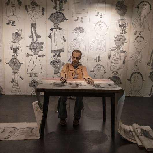 Guided tour of the "The World According to Roger Ballen" exhibition