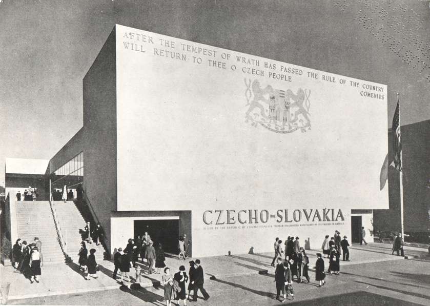 The Czechoslovak Pavilion, designed by architect Kamil Roškot for the 1939–1940 New York World’s Fair