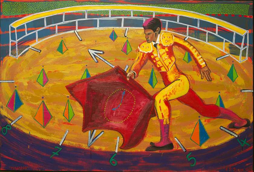 Matador, 2005, olje na platnu, 150 × 200 cm.