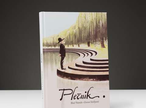 Graphic novel Plečnik, Full Stop, published by Museum and Galleries of Ljubljana and Forum Ljubljana / Stripburger Comix