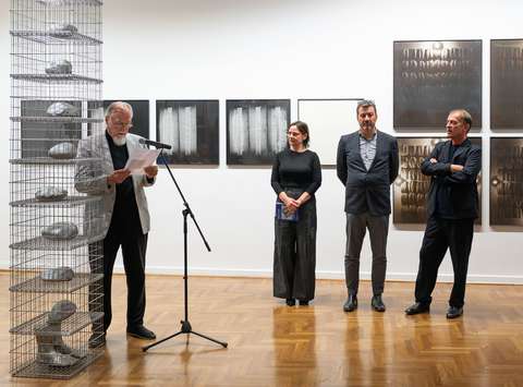 Odprtje razstave Nemirno oko, 6. november 2025.