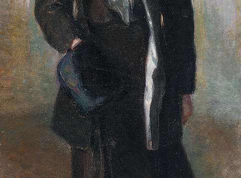 Henrika Šantel (1874–1940): Figure of a woman, 1907, oil on canvas