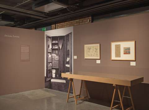 Dušana Šantel, leta 2023 predstavljena na razstavi Slovenske umetnice v obdobju 1850–1950 v Galeriji Jakopič