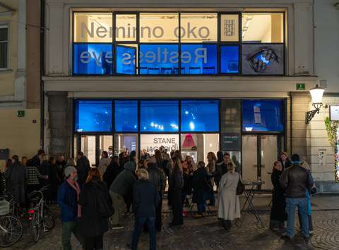 Odprtje razstave Nemirno oko, 6. november 2025.