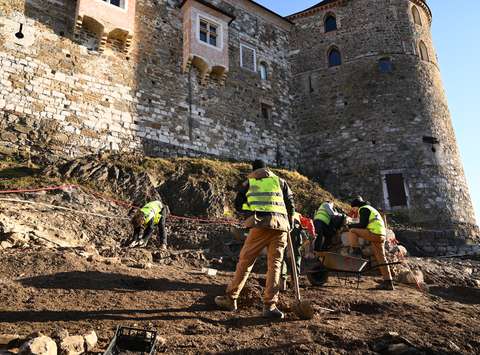 Dokumentiranje arheoloških ostalin ob trenutnih arheoloških raziskavah