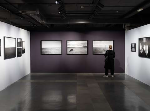 Klavdij Sluban's Elsewhere Here exhibition, Jakopič Gallery, 2024