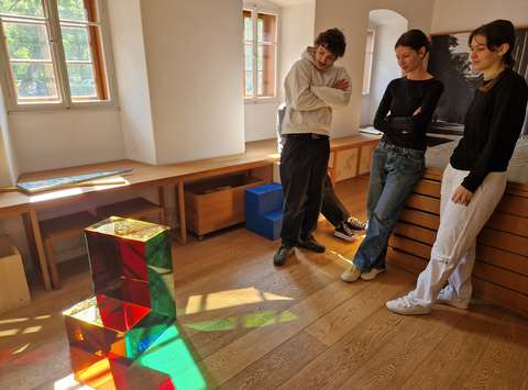 The development of an interactive modular system in the project was entrusted to four students from the Faculty of Architecture, winners of the Plečnik’s Ljubljana hackathon