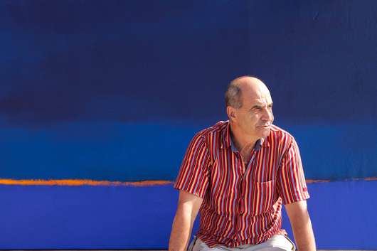 Praznik kulture v Bežigrajski galeriji 2 na razstavi Andraža Šalamuna