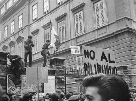Protislovenska demonstracija, Trst, 3. 2. 1961, NŠK OZE, inv. 3793/13