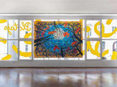 Postavitev razstave Silvester Plotajs Sicoe: Kako sanjati nazaj?, 2026.