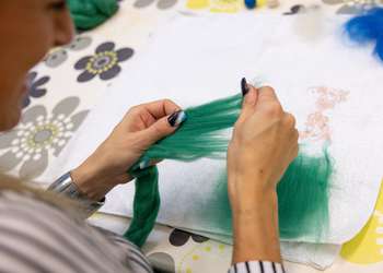 Polstenje velikonočnih okraskov