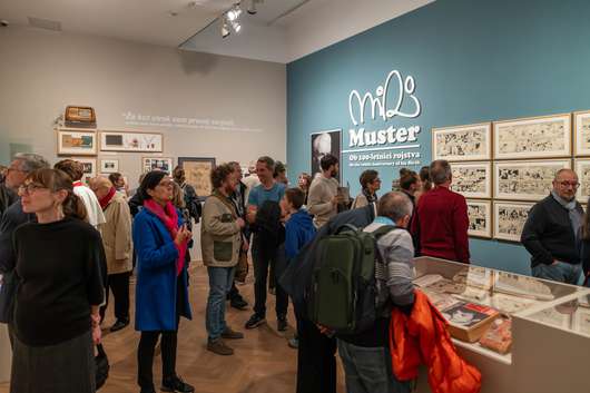 Zadnje vodstvo po razstavi Miki Muster, ob 100-letnici rojstva in projekcija animiranega filma Zvitorepec - Skok v prihodnost