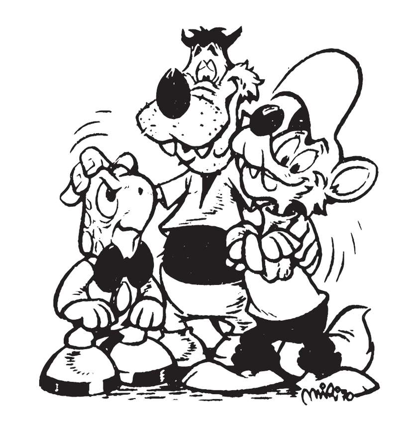 Zvitorepec, Lakotnik in Trdonja