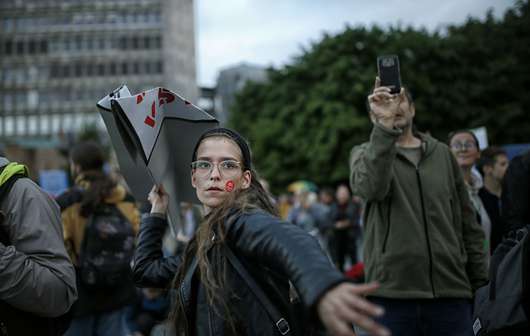 Opening of the exhibition on Slovenian protest photography 2020-2022