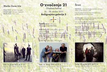 Glasbeni festival O•zvočenje 21: Marko Zorec trio