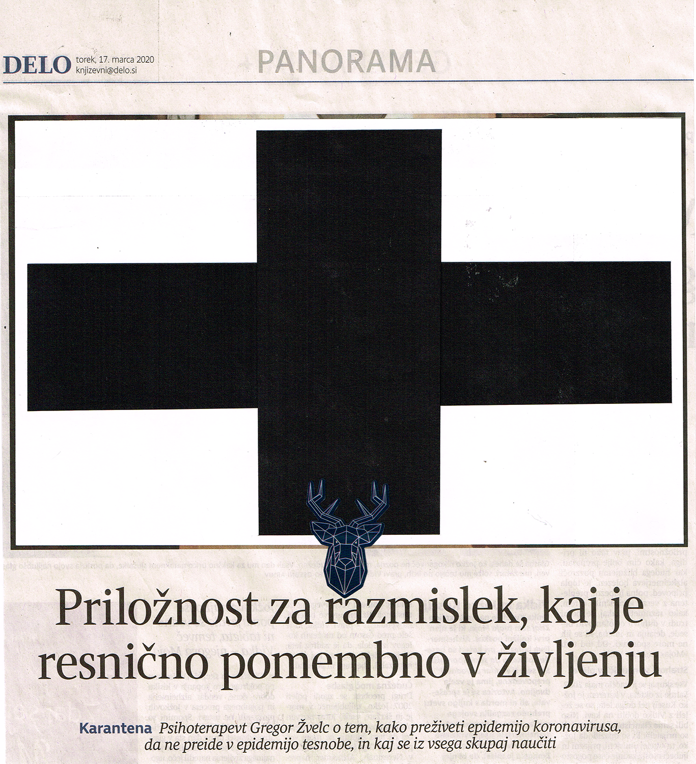 Roman Uranjek (neo standard kultur), At least one cross a day after 1.1.2002, 17.3.20-1