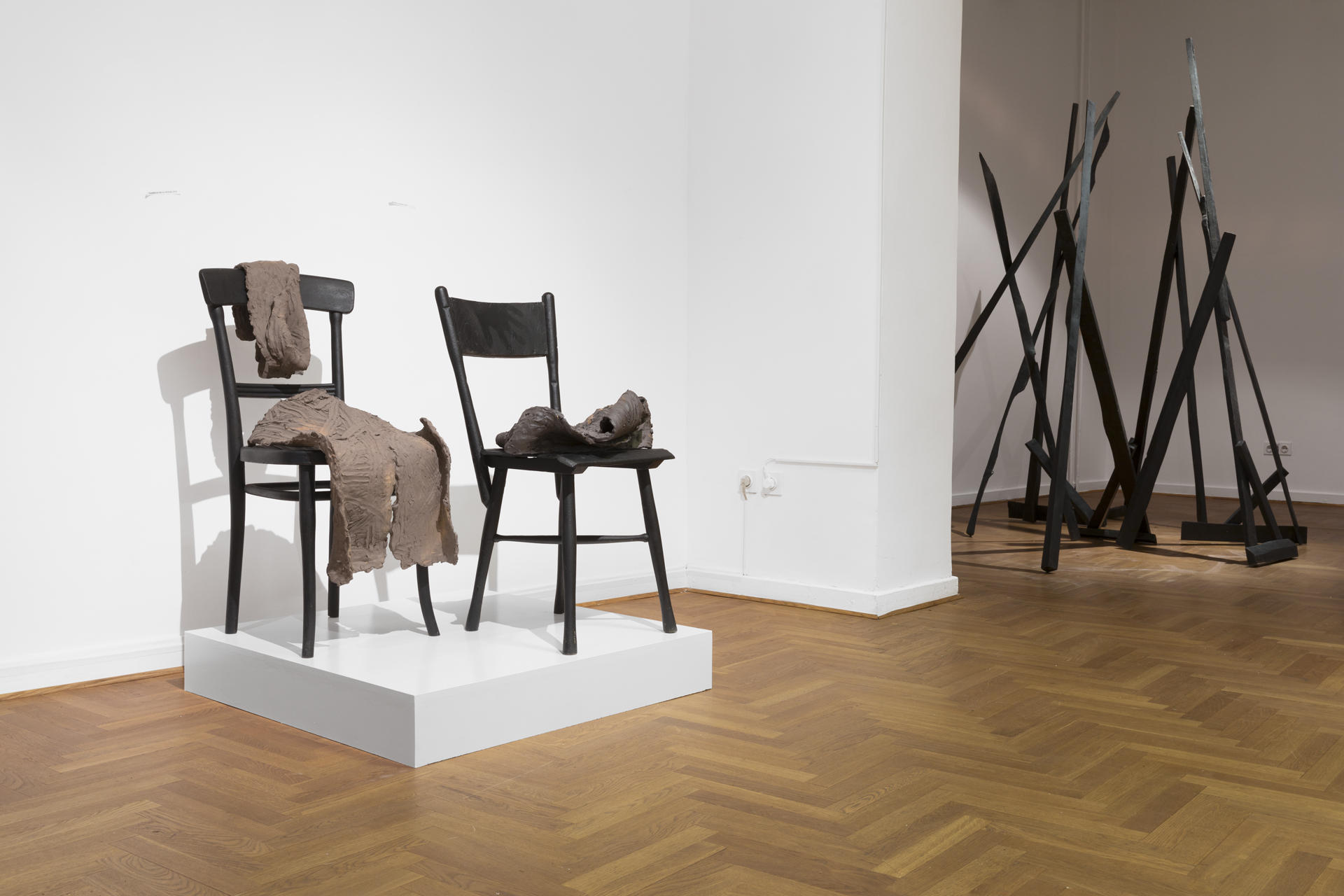 Dragica Čadež, A Story of Wood and Clay, City Art Gallery Ljubljana