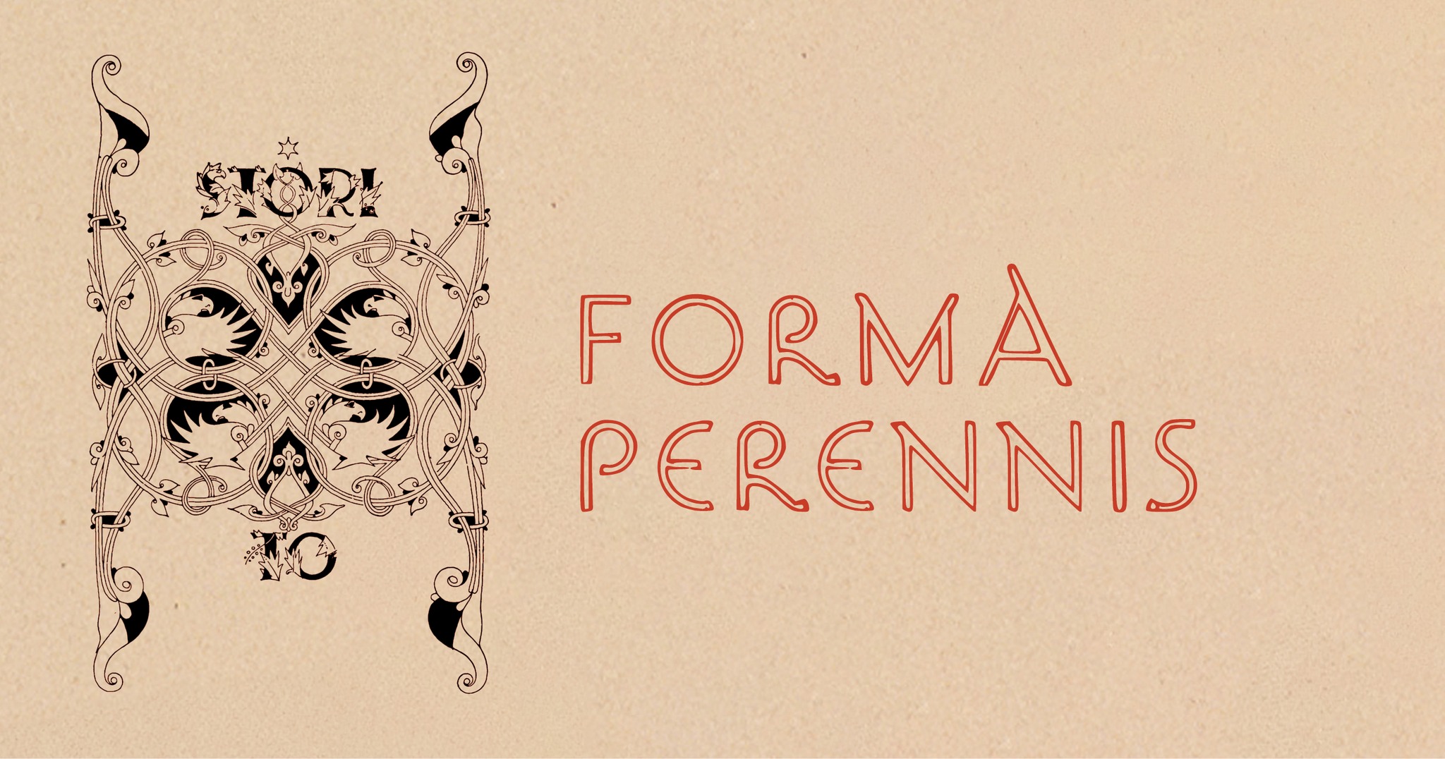 Grafična podoba razstave 'FORMA PERENNIS. Jože Plečnik - grafični oblikovalec'