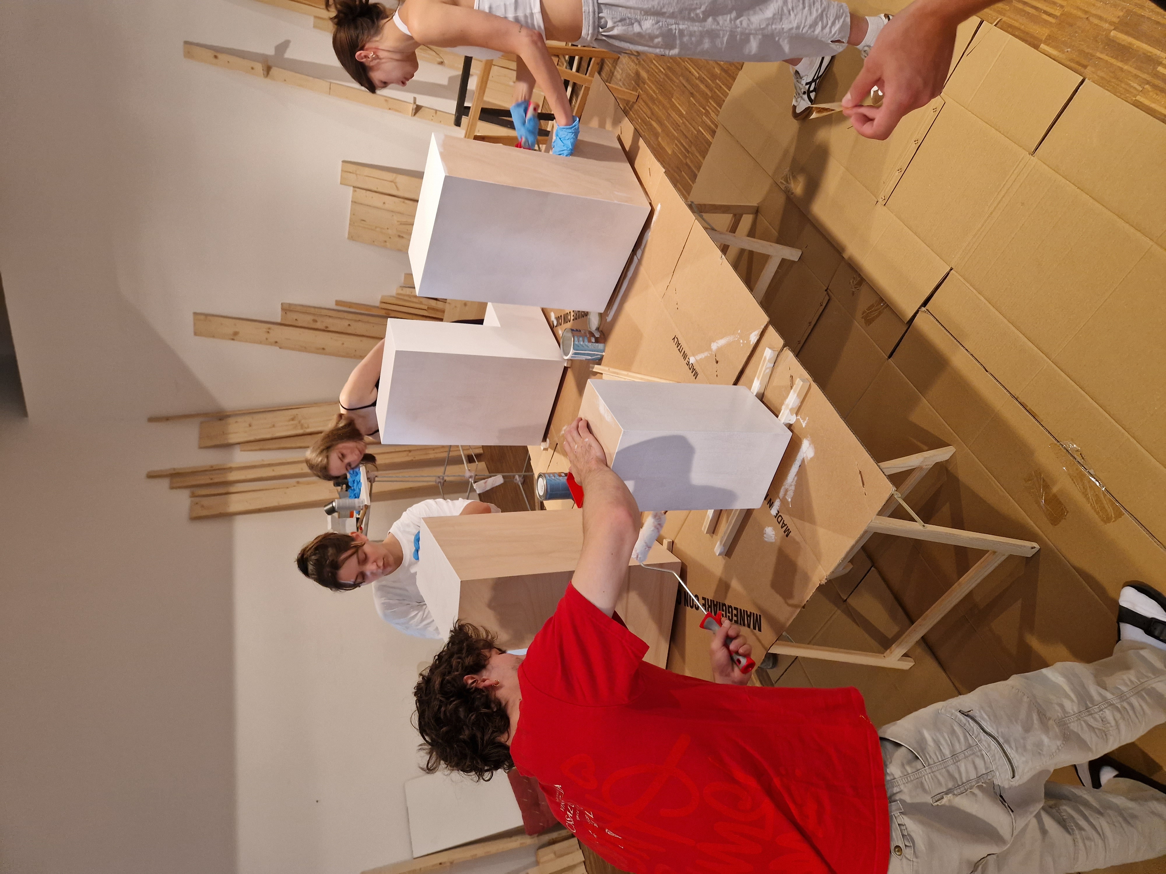 The development of an interactive modular system in the project was entrusted to four students from the Faculty of Architecture, winners of the Plečnik’s Ljubljana hackathon